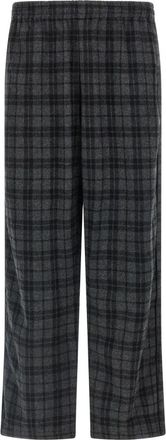 Willy Chavarria Ruff Rider Pants - Heren - Straight fit broeken - Grijs - M - Wol - Broeken
