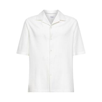 Brunello Cucinelli Bowling-collar Button-up Shirt
