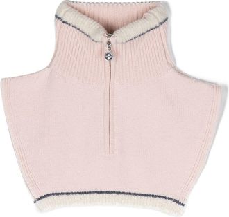 Barrie cashmere-blend zip-up collar - unisex - Silk/Alpaca/Cashmere - One Size - Pink