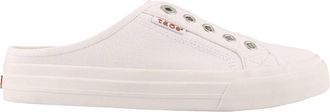 Taos Womens Ez Soul Slip On In White Canvas