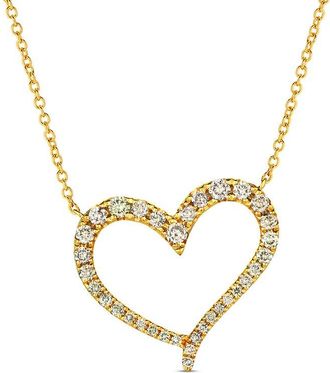 Le Vian 14K 0.55 Ct. Tw. Diamond Heart Necklace