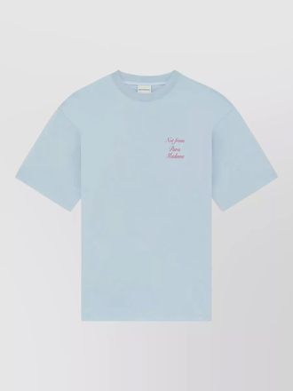 Dr&ocirc;le de Monsieur short sleeve t shirt crew neck print