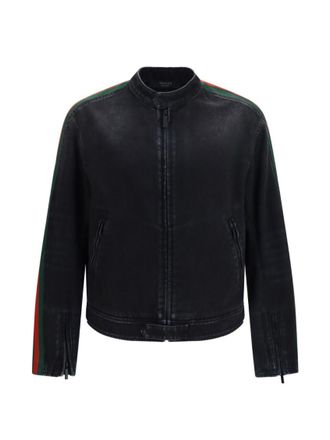 Gucci Black Regular Biker Jacket