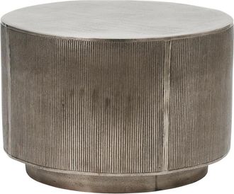 House Doctor Rota Beistelltisch H 35 cm, silber geb&uuml;rstet