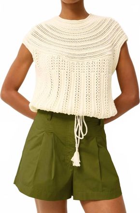 Marie Oliver Kelly Top In Ivory