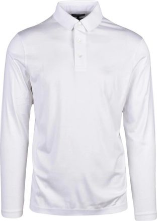 Emporio Armani Tops, Heren, Wit, L, Katoen, Polo