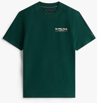 Tommy Hilfiger Mens Hilfiger Statement Logo T-Shirt - Green - M