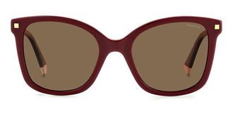 Polaroid PLD 4151/S/X Polarized LHF/SP Womens Sunglasses Burgundy Size 53