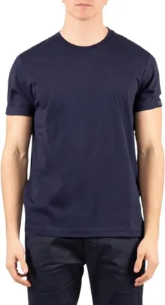 Fay Tops, Heren, Blauw, L, Katoen, Cotton Jersey T-Shirt