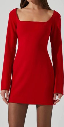 Astr Calanthe Mini Dress In Red