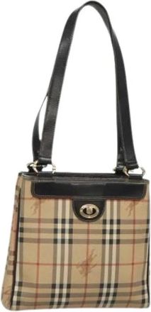 Burberry Pre-owned Shoulder Bags, female, Beige, Size: ONE SIZE Pre-owned Shoulder Bag