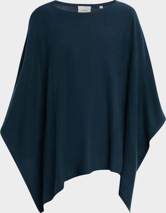 Vince Reverse Jersey Cashmere Poncho