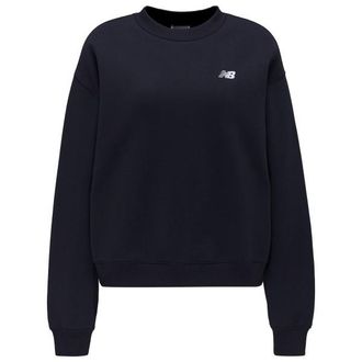 New Balance Sport Essentials Fleece Crew Pullover f&uuml;r Damen | schwarz