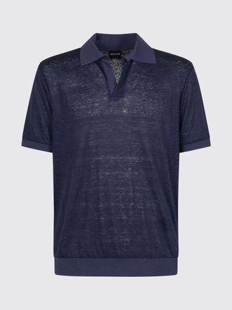 Giorgio Armani Polo in maglia di viscosa Giorgio Armani