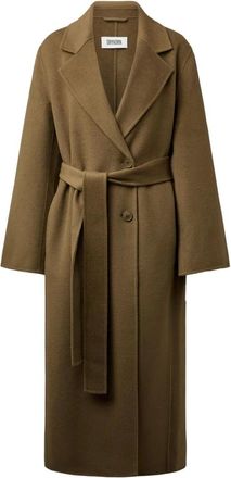 Drykorn Upavon Cappotto con Cintura - - Coats - Donna - Marrone - S