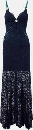 Paco Rabanne Lace maxi dress