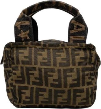 Fendi Pre-owned Mini Bag in tela - - Pre-owned - Donna - Marrone - ONE SIZE