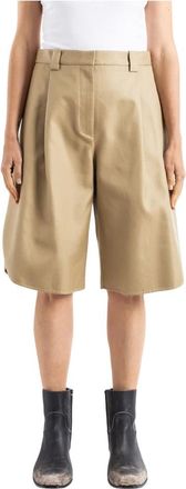 Balenciaga Long Shorts, female, Beige, Size: M Short Bermuda Tulip