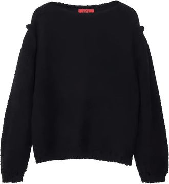 424 Maglione Baby boucl&eacute; - Nero