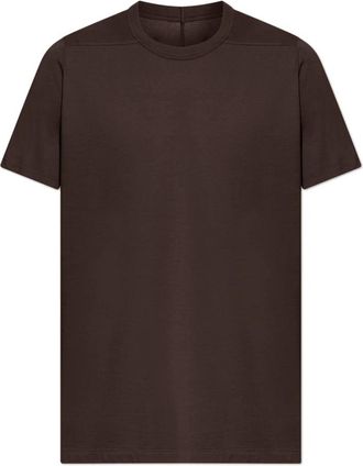 Rick Owens Level T-Shirt - Heren - T-shirts - Bruin - S - Katoen - Tops