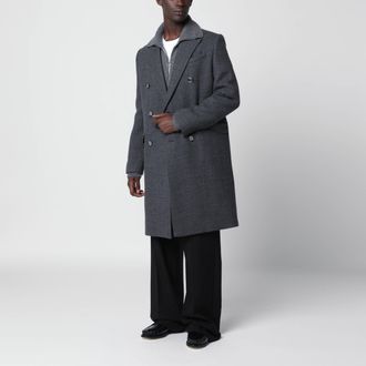 Ami Cappotto doppiopetto grigio in lana