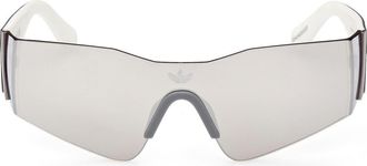 adidas Shield Sunglasses in Dark Ruthenium /Smoke Mirror at Nordstrom
