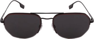 Burberry Henry Dark Grey Navigator Mens Sunglasses BE3140 100187 57