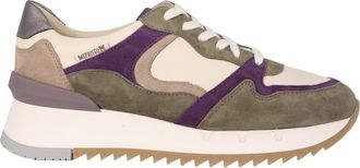 Mephisto Ergonomische veterschoen - Groen paars - Dames - Sneakers - Groen - 35 1/2 EU - Su&egrave;de - Schoenen