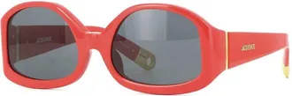 Jacquemus Oversized Frame Sunglasses - Red