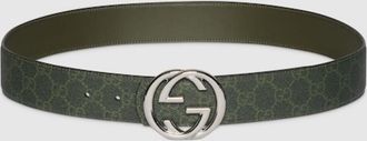 Gucci Reversible GG Monogram Belt, Size 115