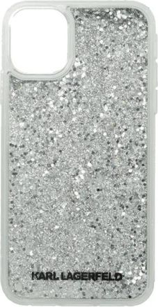 Karl Lagerfeld K/Ikonik Glitter Case i P11 - unisex - Telefoonaccessoires - Grijs - ONE Size - Accessoires