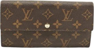 Louis Vuitton Pre-owned Wallets, female, Brown, Size: ONE SIZE Pre-owned Vintage Coated Canvas Wallet