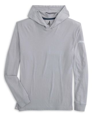 Johnnie-O Mens Edison T-Shirt Hoodie In Steel