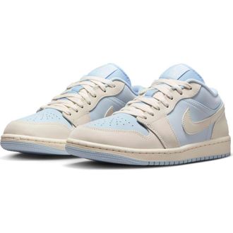Nike Jordan Air Jordan 1 Low SE Basketball Sneaker in Hydrogen Blue/Sail at Nordstrom Rack, Size 9.5