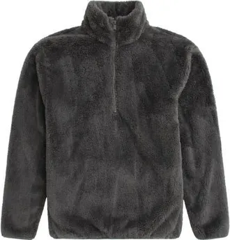 Animal Teddy Fleece Half Zip Jacket in Khaki at Nordstrom, Size X-Small