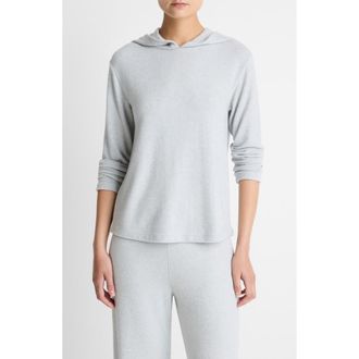Vince Cozy Hoodie in H Pale Grey at Nordstrom, Size Xx-Small