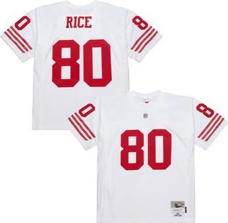 Mitchell & Ness Mens Mitchell & Ness Jerry Rice White San Francisco 49ers 1994 Legacy Replica Jersey at Nordstrom, Size Xx-Large