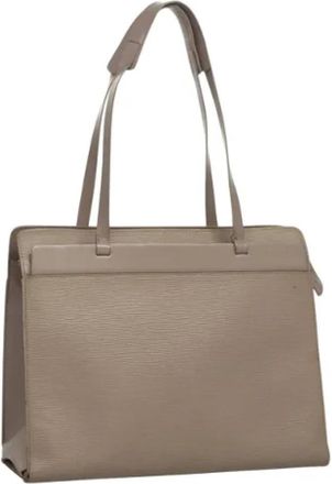 Louis Vuitton Tweedehands leren Louis Vuitton tassen - Dames - Vintage Schoudertas - Paars - ONE Size - Leer - Vintage