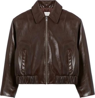 Claudie Pierlot Giacca in pelle - Marrone