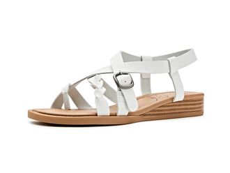 Blowfish April Strappy Sandals Womens Sandals White : 7.5 M, Synthetic