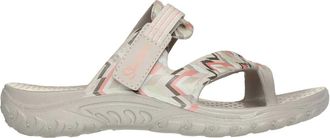 Skechers Reggae-sandalen met zigzagpatroon voor dames (Meerkleurig/wit)