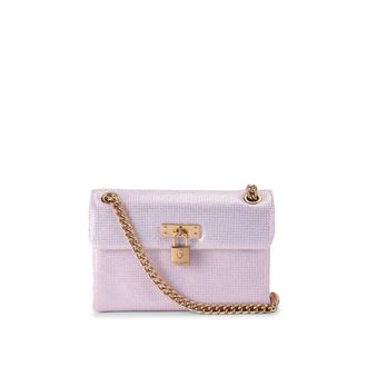 Kurt Geiger Womens Fabric Mini Brixton Bag - Lilac - One Size