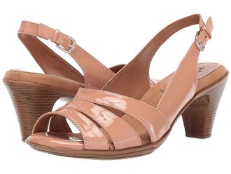 COMFORTIVA Neima - Soft Spots Womens Dress Sandals Blush : 7.5 WW (EE), Leather/Synthetic