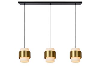 Lucide FIRMIN Dimmable Adjustable Stylish Indoor Bar Pendant Light 3xE27 in Gold