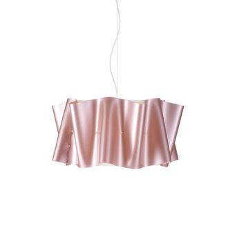 Linea Zero Suspensi&oacute;n De Metal Rosa En Metal Cromado Cm. 50x27h