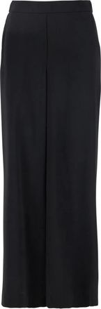 P.A.R.O.S.H. Wide-Leg Pull-On Broeken - Dames - Wijde Broeken - Zwart - 2XS - Polyester - Broeken