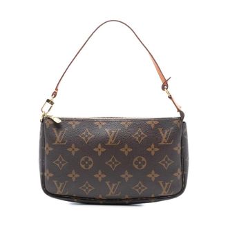Louis Vuitton Pre-owned Shoulder Bags, female, Brown, Size: ONE SIZE Pre-owned Printed Top Handle Bag