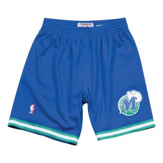 Mitchell & Ness NBA Swingman Shorts Dallas Mavericks Road 1998-99 Blue Green SMSHGS18227-DMAROYA98