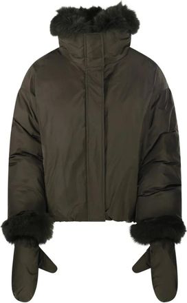 Yves Salomon Mujer, Chaquetas, Verde, Talla: XS