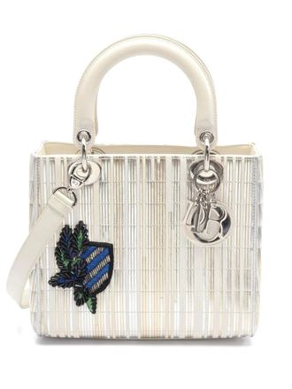 Dior 00s Lady Dior tote bag - White